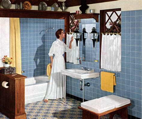 1950s bathroom ideas|50s vintage bathroom vanity.